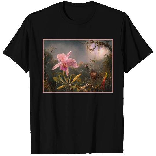 : Orchid and Hummingbirds T-shirt