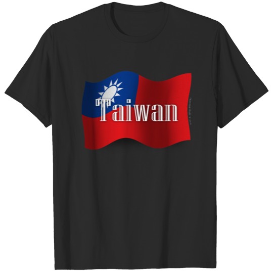 Taiwan Waving Flag T-shirt