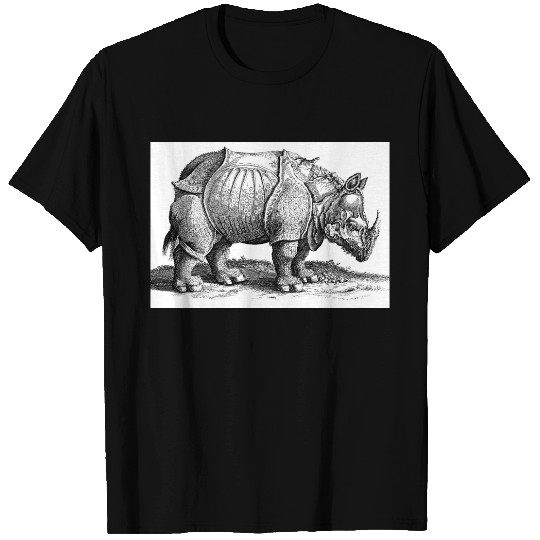 Vintage Rhino  - Dürer's Rhinoceros T-shirt