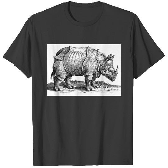 Vintage Rhino  - Dürer's Rhinoceros T-shirt