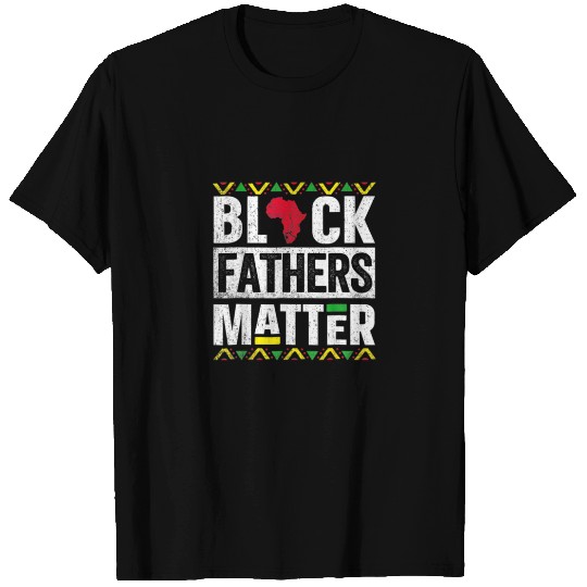 Black Fathers Mat Fteror Men Dad Husband History M T-shirt
