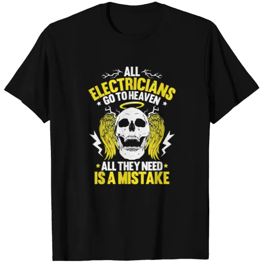 Lineman Go To Heaven Electrician T-shirt