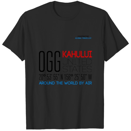 Discover Kahului, United States Text Art T-shirt