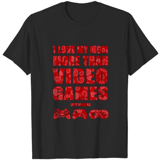 Discover I Love My Mommy Video Gamer Valentines Day Boys Ki T-shirt