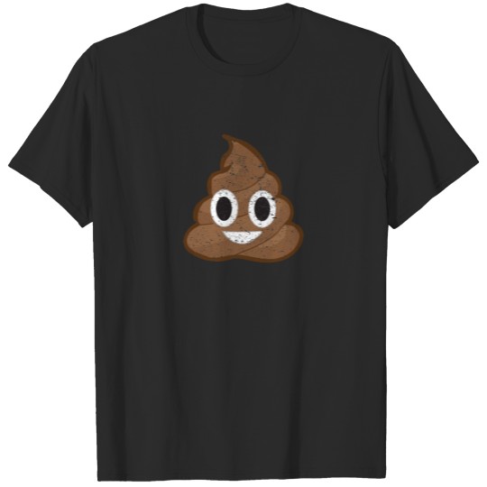 Discover Poop emoji vintage T-shirt