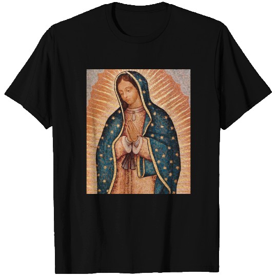 Spanish Guadalupe Mary Funeral Prayer Holy T-shirt