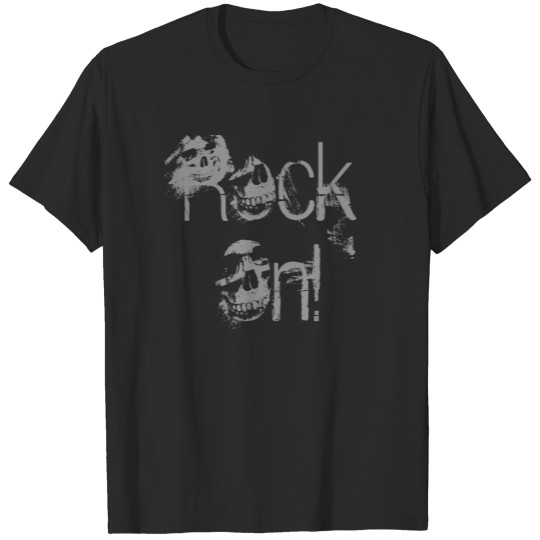 Discover Rock On! Skulls T-shirt