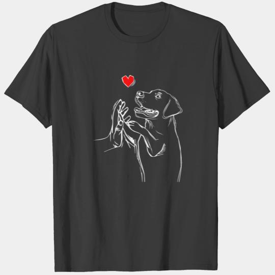 Labrador Retriever Love Golden Black Lab Dad T-shirt