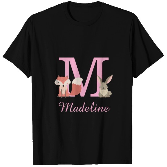 Woodland Baby Initial Monogram T-shirt