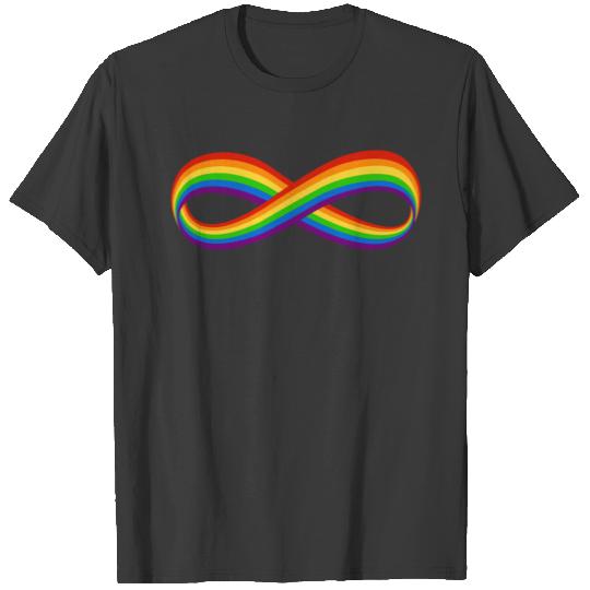 Infinite Rainbow Love Symbol Custom Gay Pride Sleeveless T-shirt