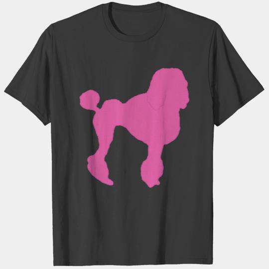 50s Vintage Pink Felt Poodle T-shirt
