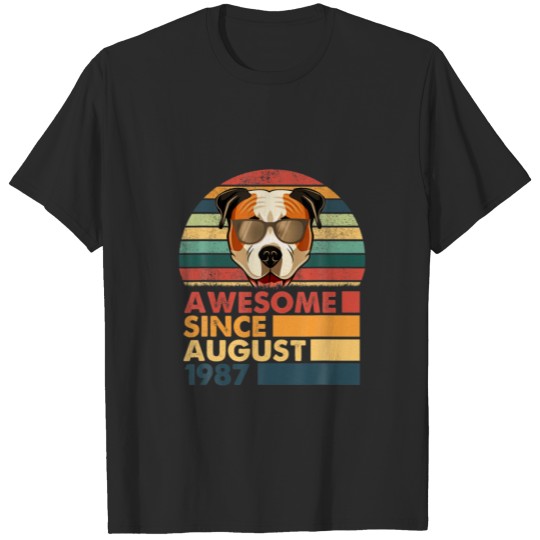 Discover Birthday Gift For Someone Born In August 1987 Who T-shirt