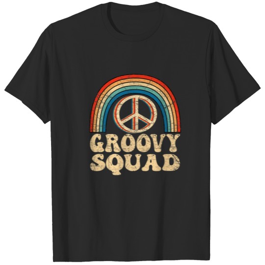 Discover Groovy Squad 70S Aesthetic Nostalgia Retro 70S Mat T-shirt