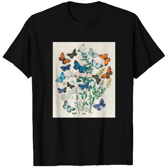 Butterflies And Moths William Forsell Kirby 1882 T-shirt
