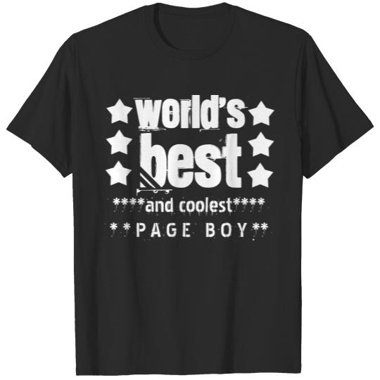 World's Best PAGE BOY with STARS A07 T-shirt