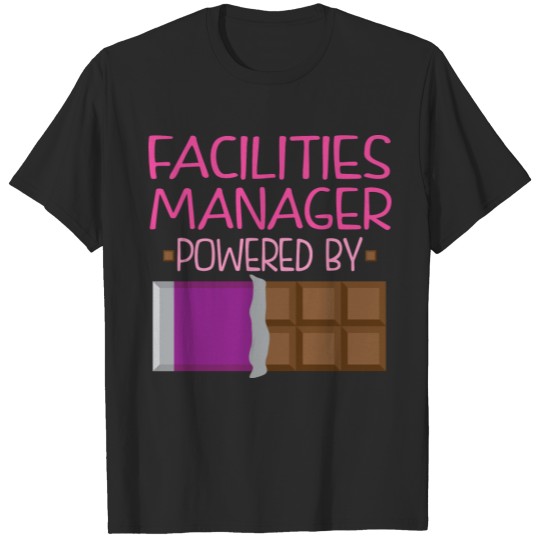 Facilities Manager Chocolate Gift for Her T-shirt
