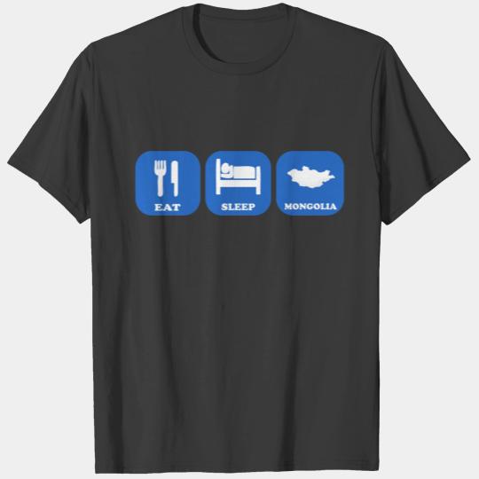 Eat Sleep Mongolia T-shirt