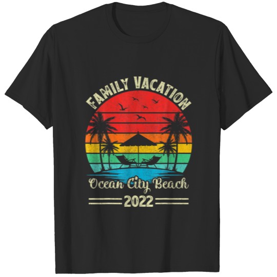 Discover Vintage Retro Family Vacation 2022 Maryland Ocean T-shirt