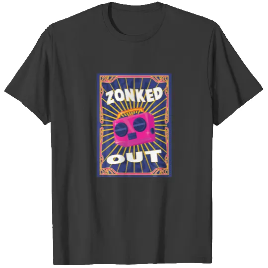 Retro - Zonked Out - Casette - Indie Aesthetic T-shirt