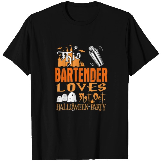 This Bartender Loves 31st Oct Halloween Party T-shirt