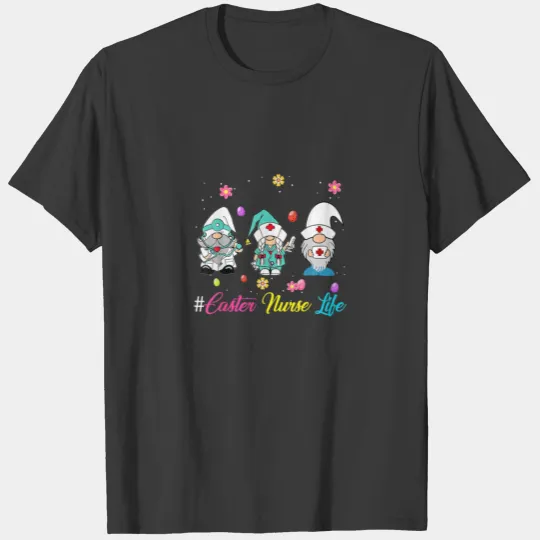 Stethoscope Love Easter Nurse Gnomes Nurse Easter T-shirt