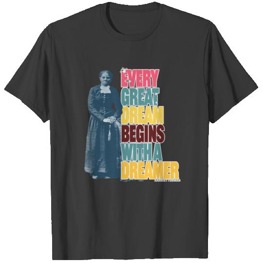 Harriet Tubman - Great Dreams T-shirt