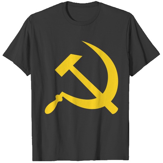 Hammer and sickle (yellow) T-shirt
