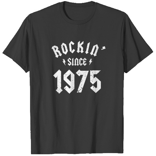 Classic Rock 1975 45th Birthday - Gift for 45 Year T-shirt