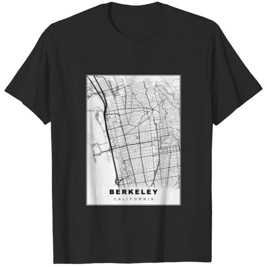 Berkeley Map Plus Size T-shirt