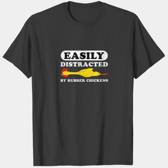 Rubber Chickens Inspired Funny Chicken Related Rub T-shirt