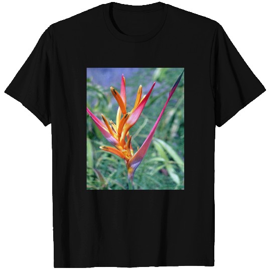 Enhanced Heliconia Flower T-shirt