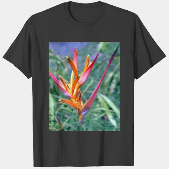 Enhanced Heliconia Flower T-shirt