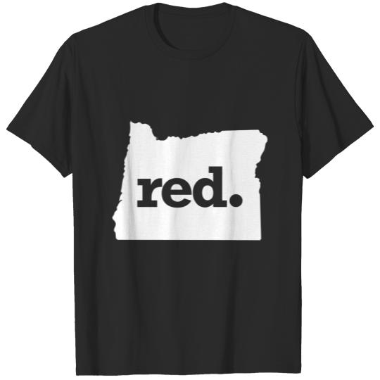 RED OREGON T-shirt