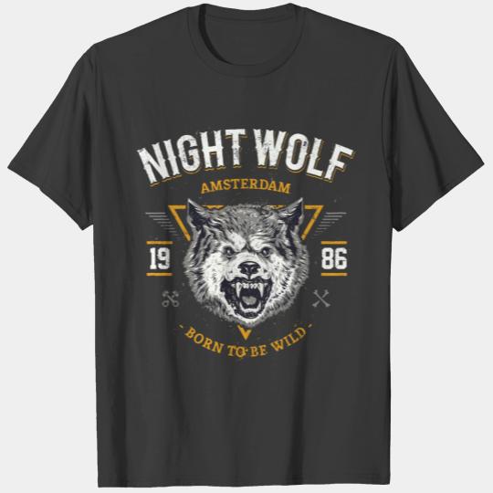Night Wolf - Amsterdam - Born To BE Wild - 1984 Polo T-shirt