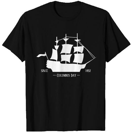 Columbus Day Tall Ship T-shirt