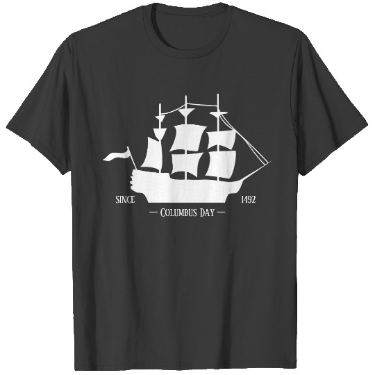 Columbus Day Tall Ship T-shirt