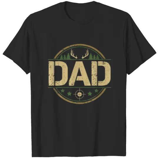 Discover Dad Deer Hunter Bow Hunting Animal Shooting Father T-shirt