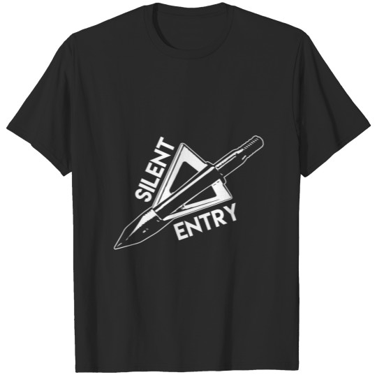 Discover Silent Entry Archery Broadhead Bowhunting T-shirt