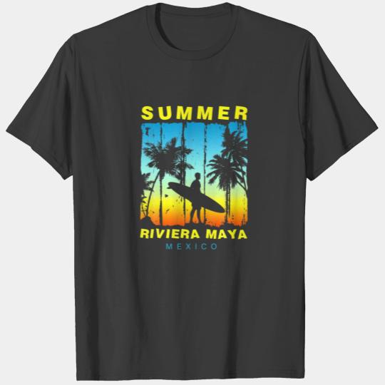 Funny Family Vacation Mexico Riviera Maya Sunset B T-shirt