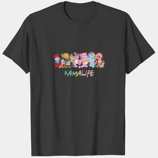 Womens Colorful Smurf, Little Pony, Strawberry Gir T-shirt