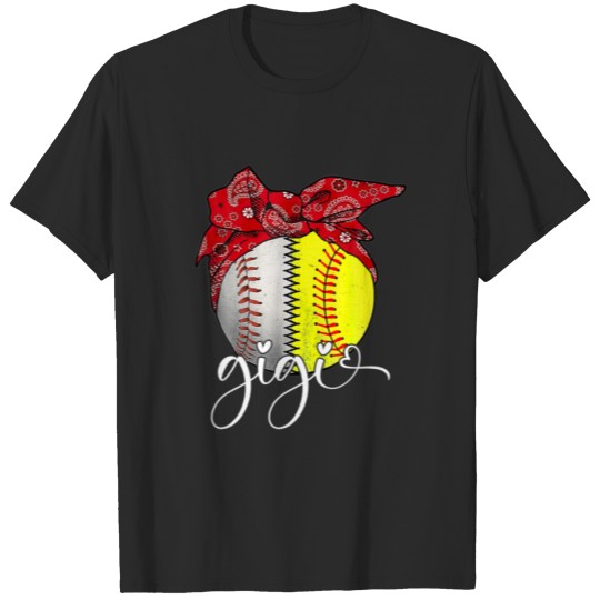Discover Gigi Baseball Ball With Bandana Softball Lovers Mo T-shirt