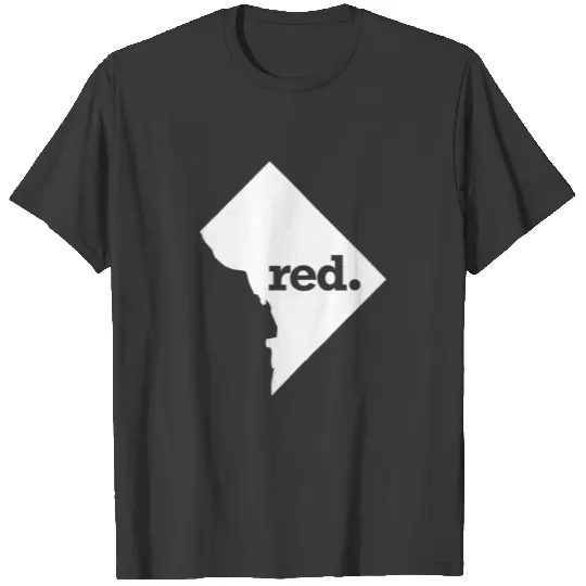 RED DISTRICT OF COLUMBIA T-shirt