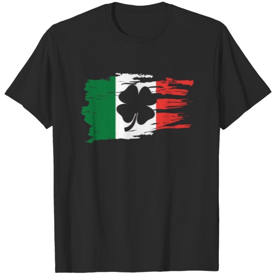 Italian Flag St Patricks Day Design T-shirt