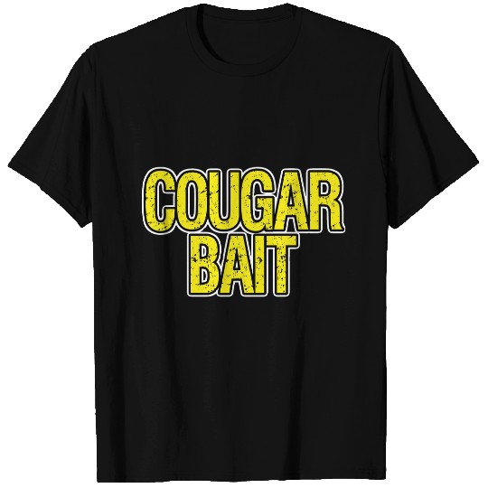 Cheesy Cougar Bait Pick Up Line Graphic Polo T-shirt