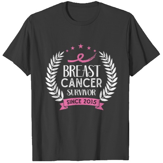 Custom Breast Cancer Survivor Awareness Since 2015 Plus Size T-shirt