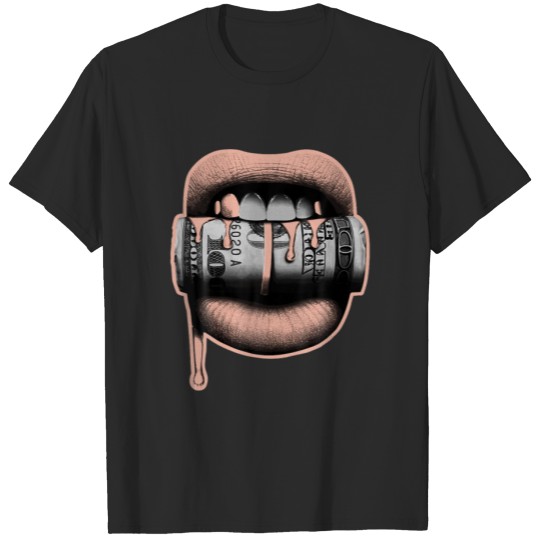 Discover Dollar Sneaker Bite Match Retro Unisex 1-Tees Crim T-shirt