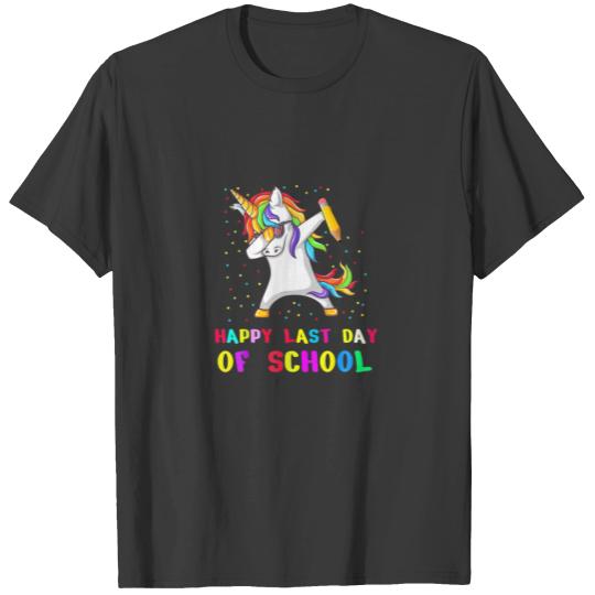 Happy Last Day Of School Teacher Student Grad Unic T-shirt