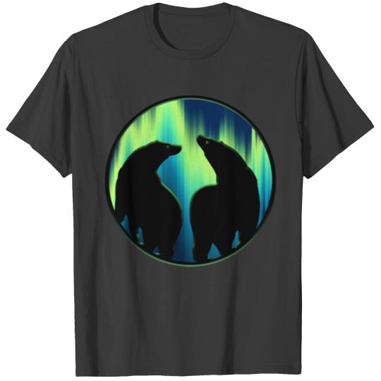 Bear Art  Northern Lights Bear s Gifts T-shirt