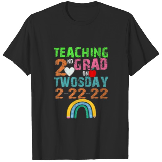 Discover Teaching 2Nd Grade On Twosday 2-22-22 22 February T-shirt