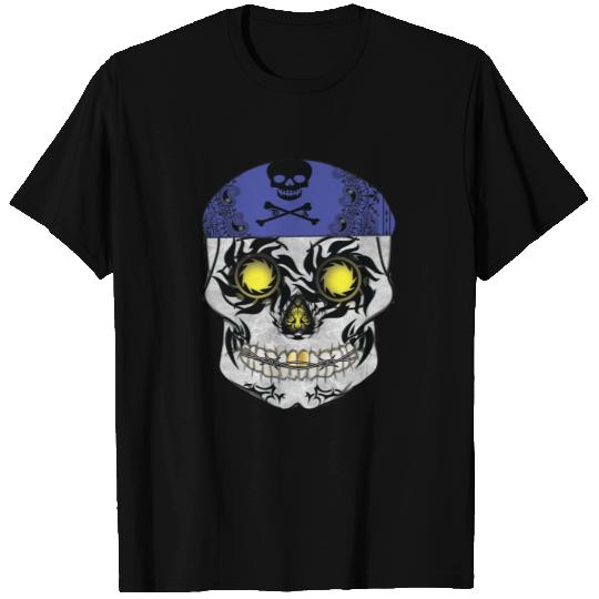 Boys Biker Candy Skull T-shirt